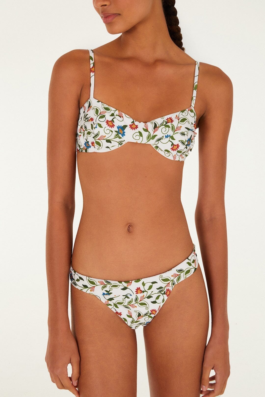 Off-White Stitched Garden Band Bikini Bottom - Full