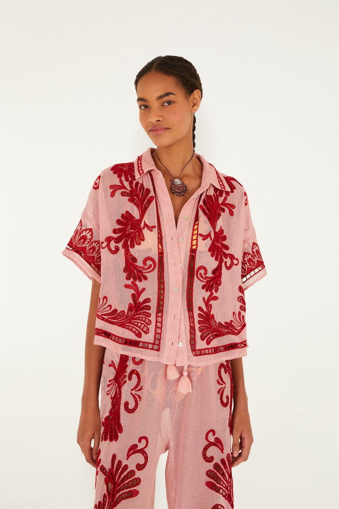 Light Pink Arabesc Blouse