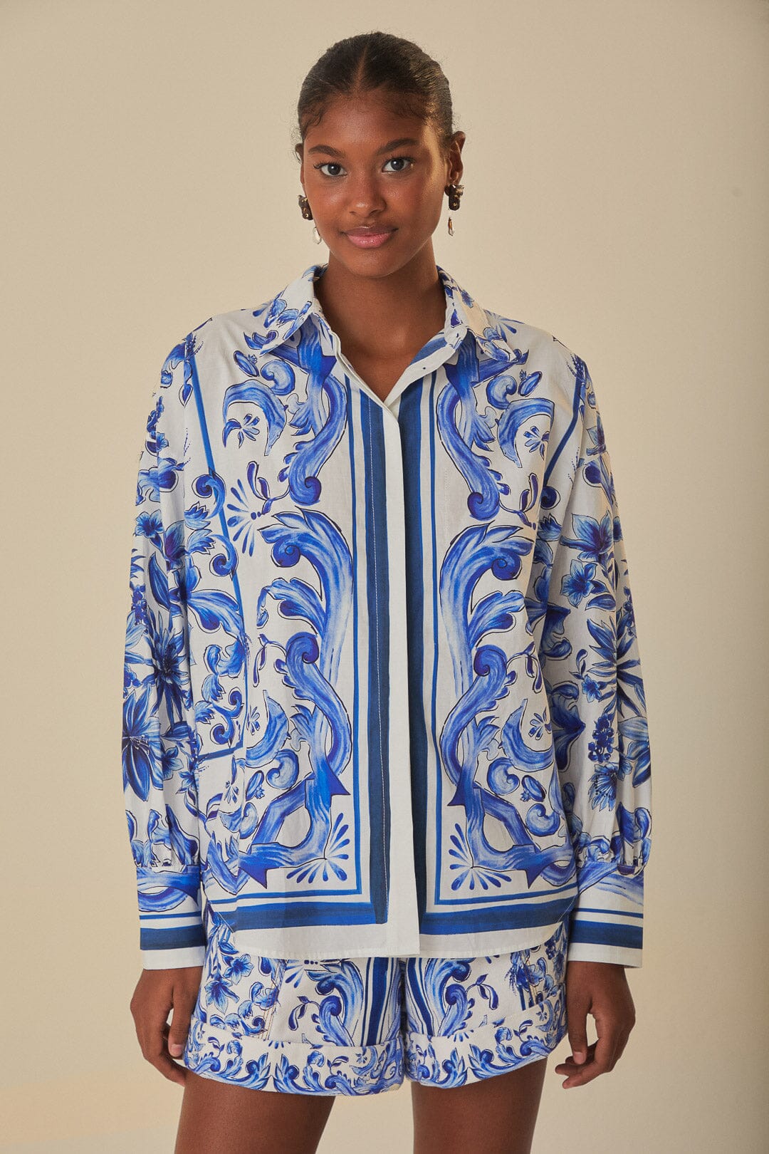 Off-White Garden Tiles Shirt