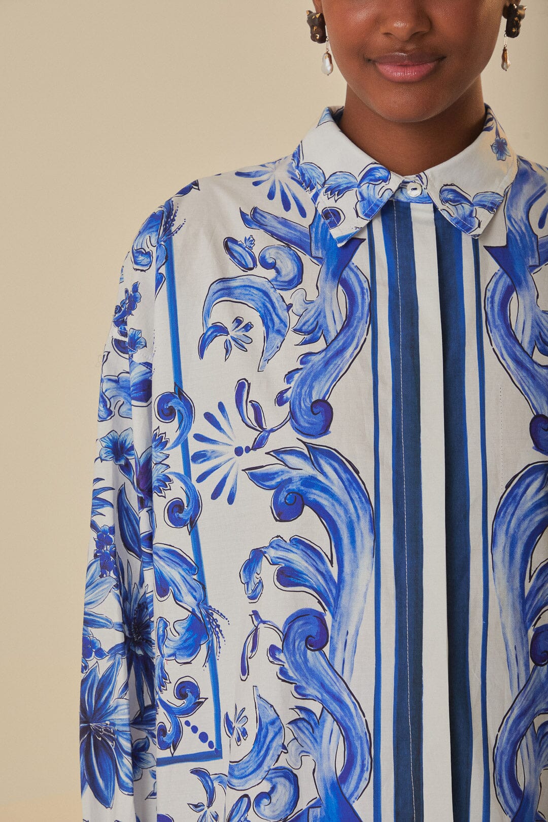 Off-White Garden Tiles Shirt