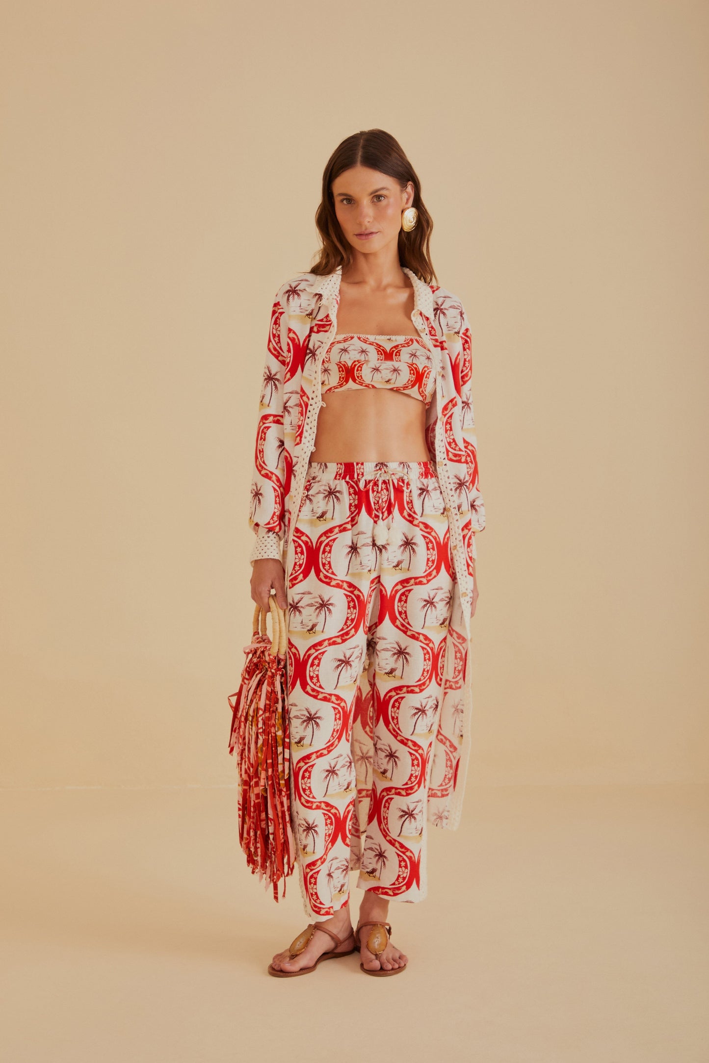 Off-White Summer Beach LENZINGâ„¢ ECOVEROâ„¢ Euroflaxâ„¢ Chemise