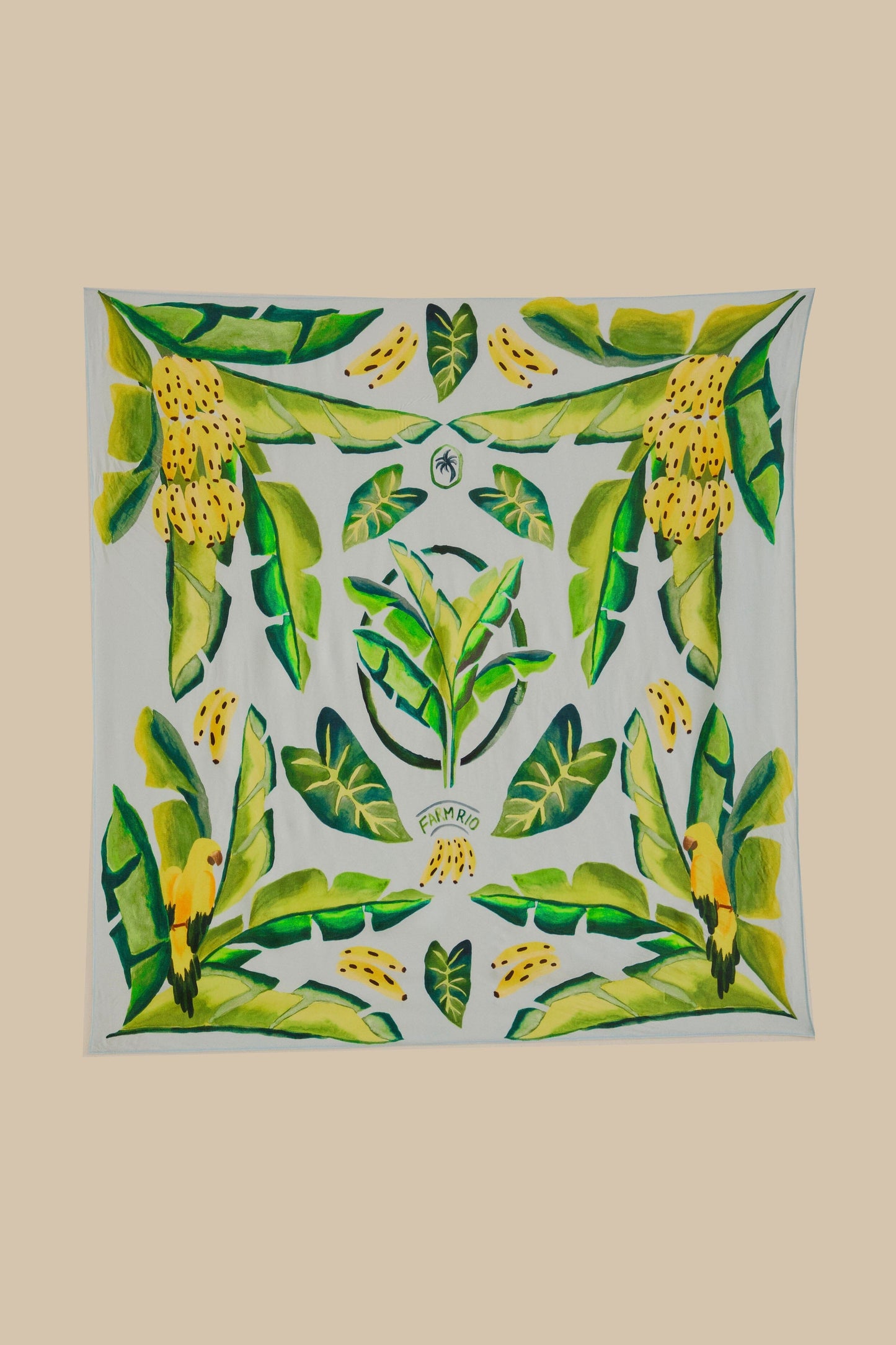 Blue Summer Foliage Scarf