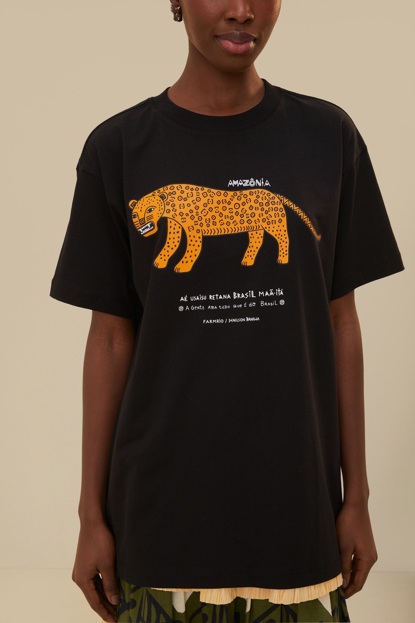Black Amazonia Organic Cotton Relaxed T-Shirt