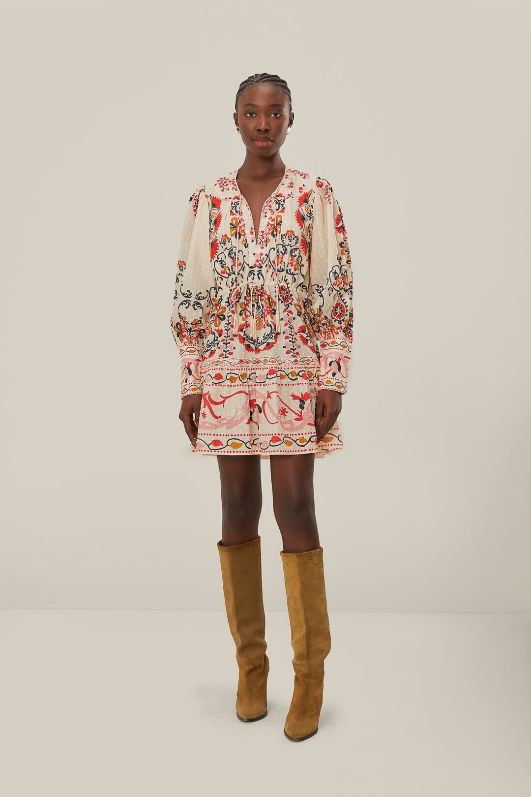 Cashew Mandala Mini Dress