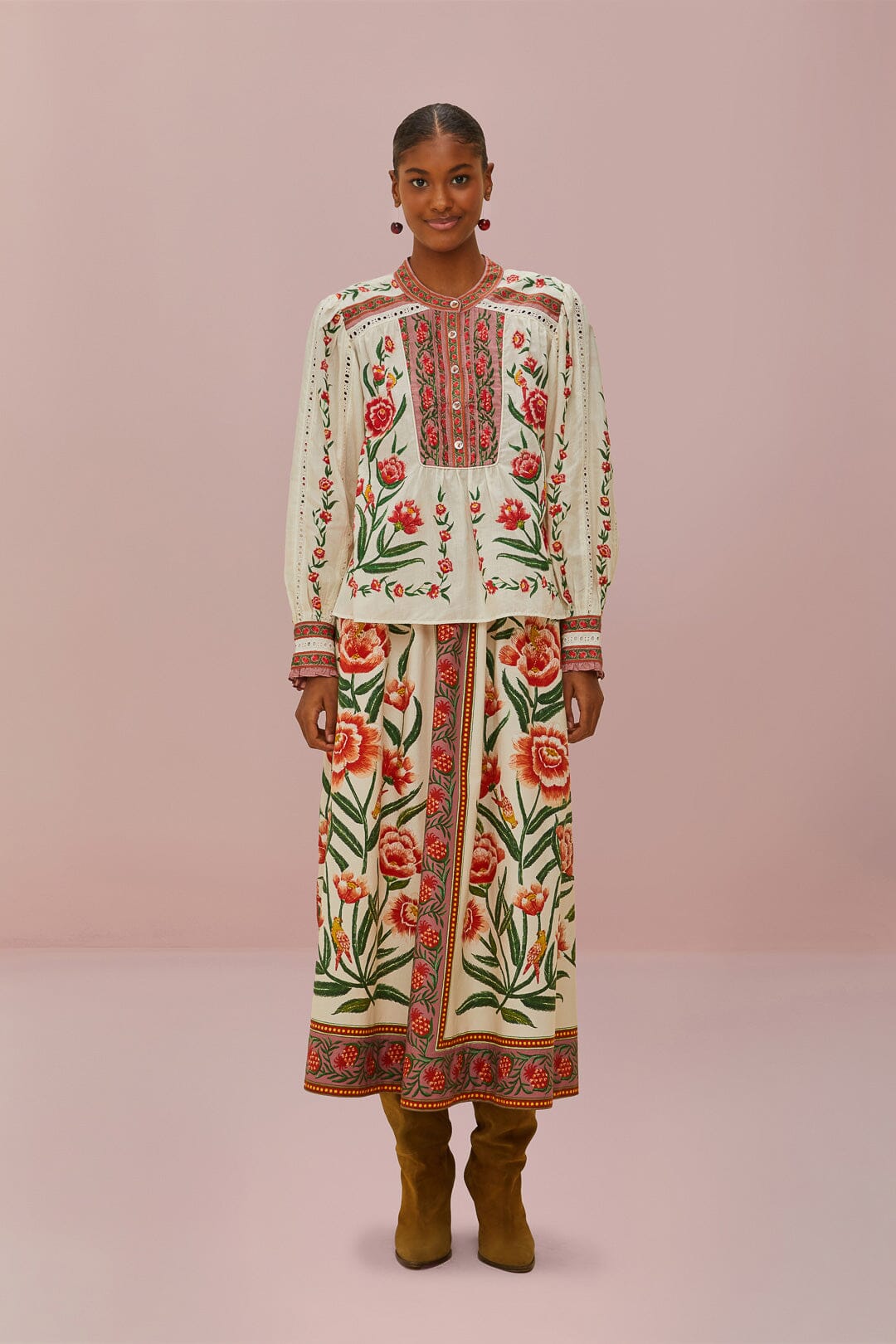 Ainika Delicate Midi Skirt