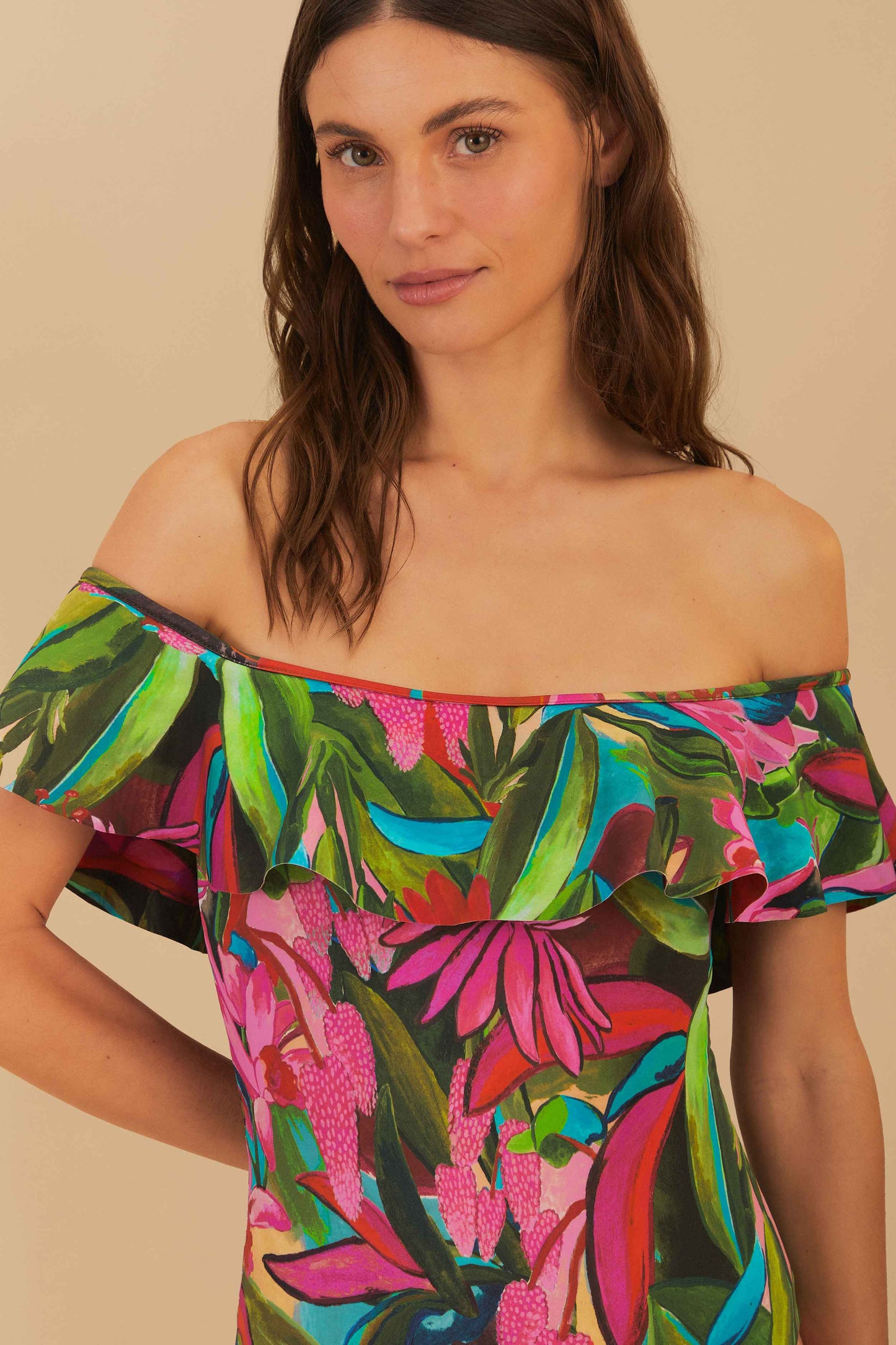JARDIN DE REVE RUFFLE ONE PIECE