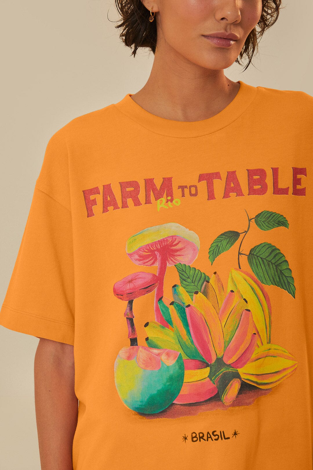 Orange Farm Rio To Table Organic Cotton T-Shirt