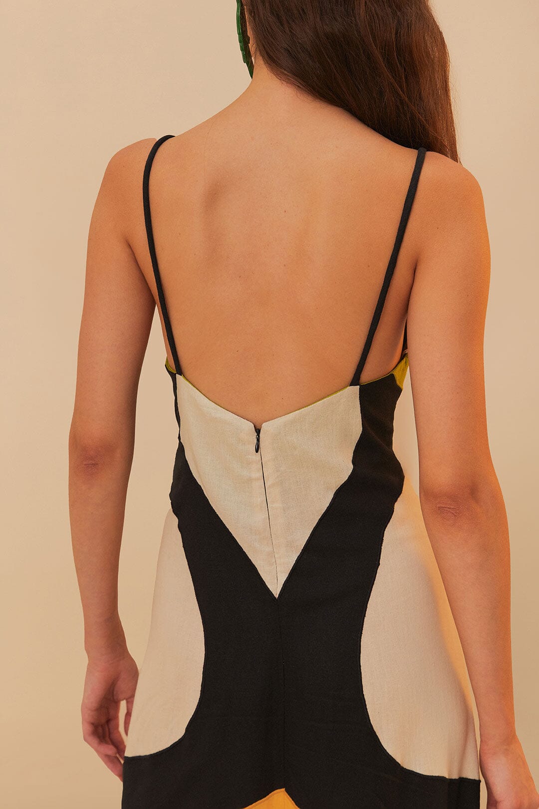 COCONUT TREE FLOW CUTWORK DRESS