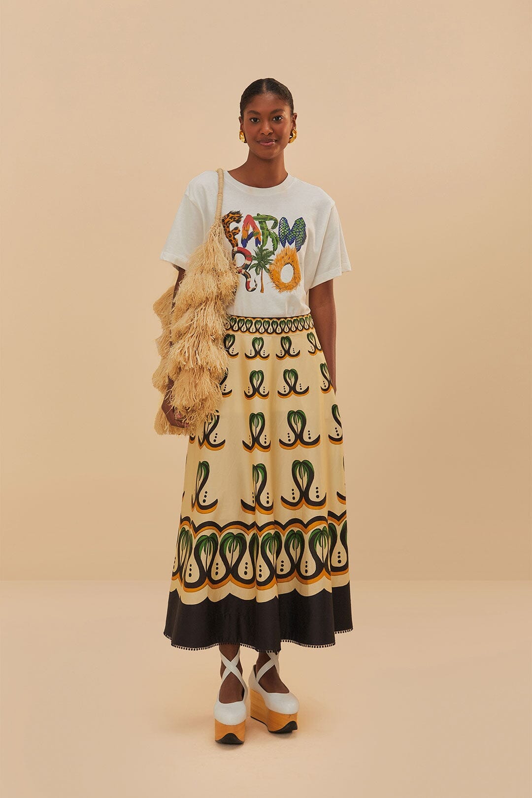 Off-White Farm Rio Wild Relaxed T-Shirt