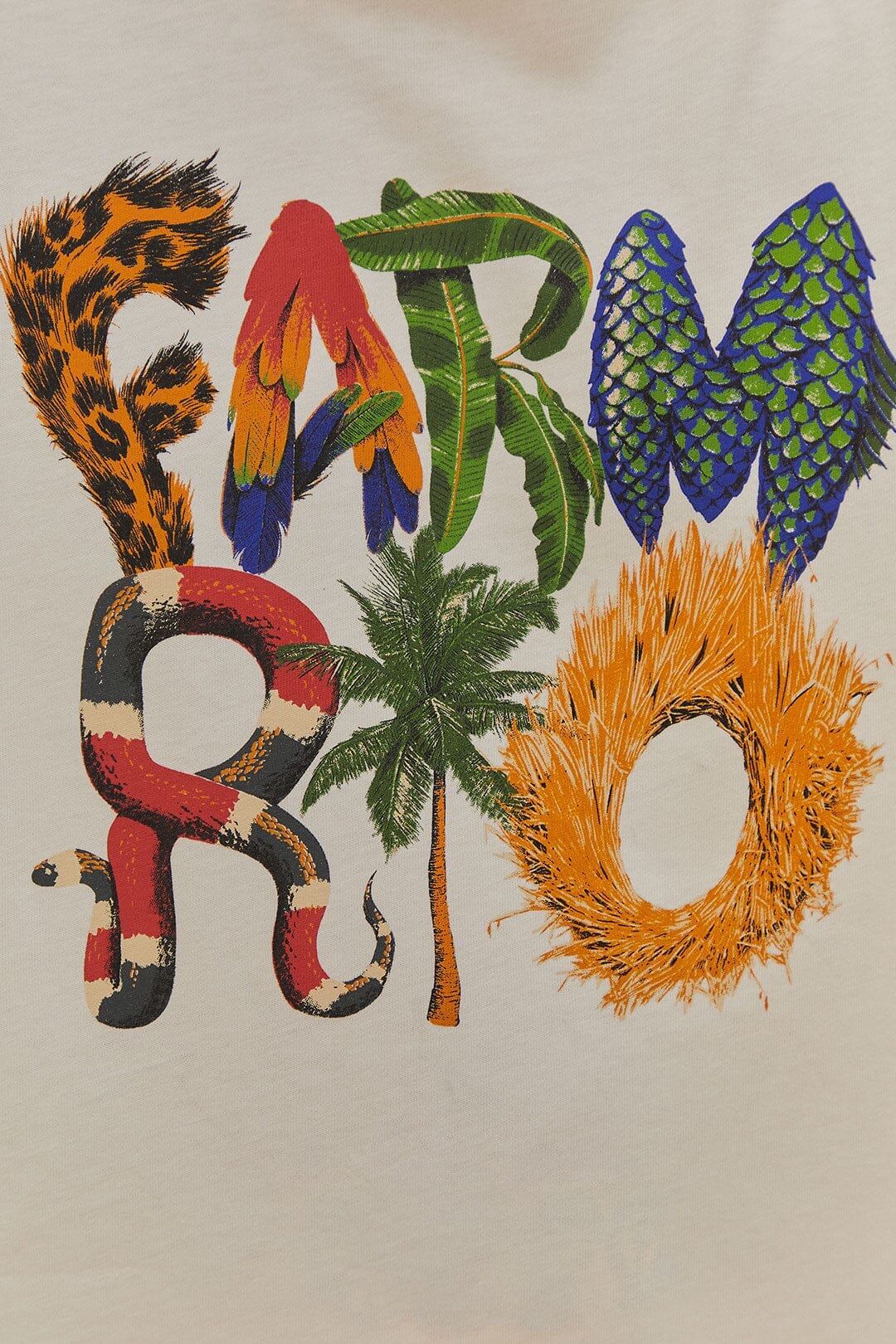 Off-White Farm Rio Wild Relaxed T-Shirt
