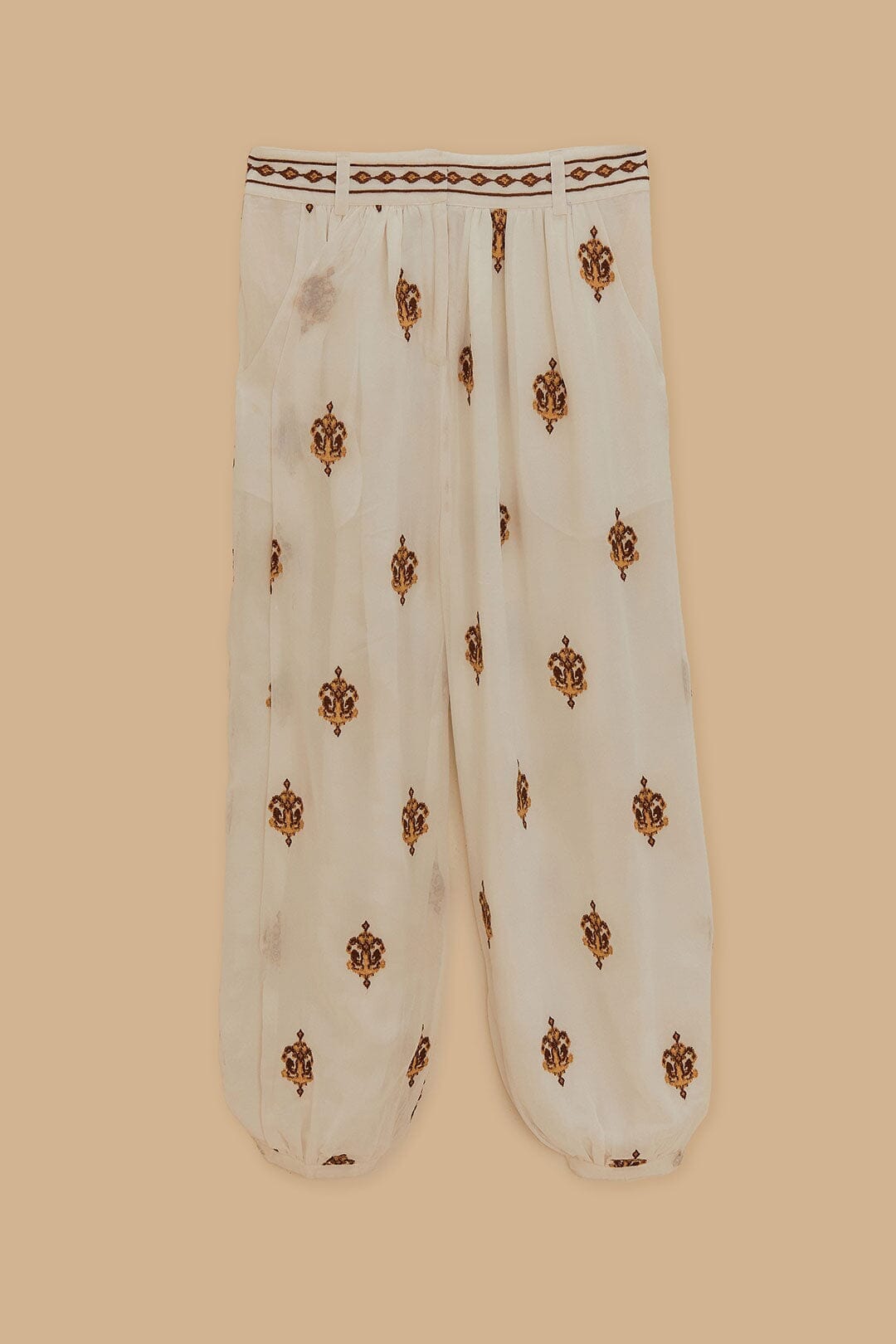 Off-White Anchor Tapestry Embroidered Pants