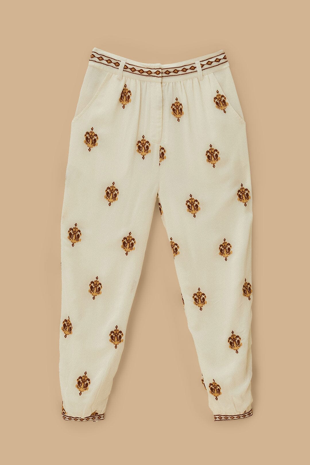 Off-White Anchor Tapestry Embroidered Pants