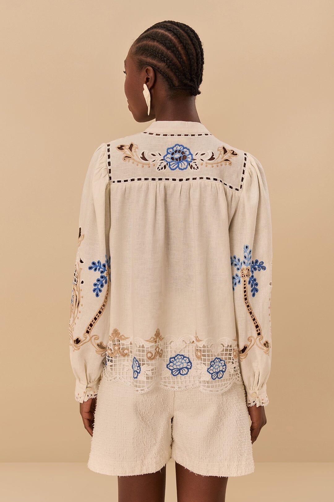 Off-White Romantic Richelieu Blouse