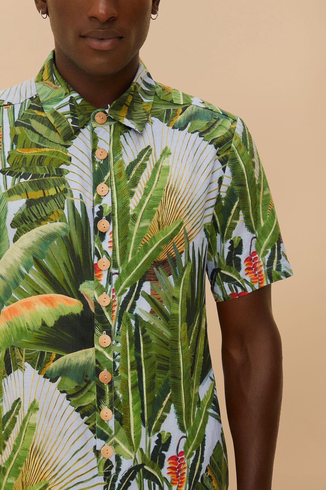 Blue Amazonia Forest LENZING™ ECOVERO™ Euroflax™ Jumpsuit