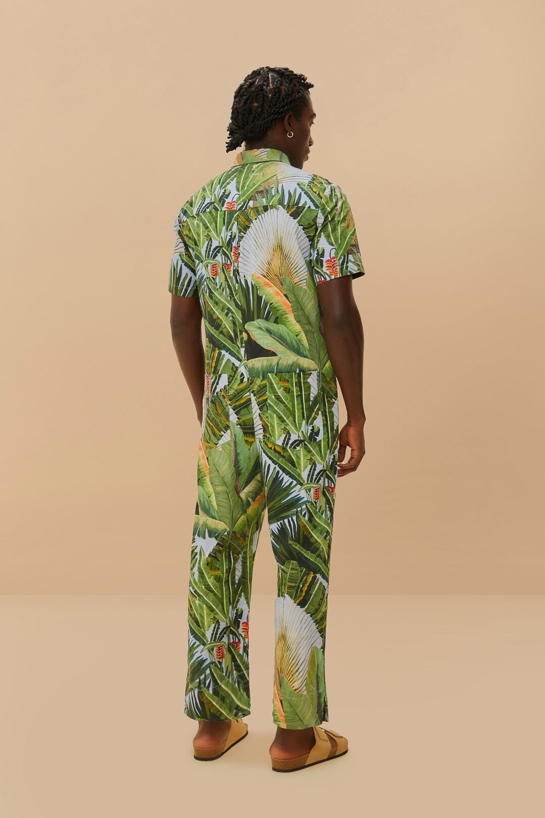 Blue Amazonia Forest LENZING™ ECOVERO™ Euroflax™ Jumpsuit