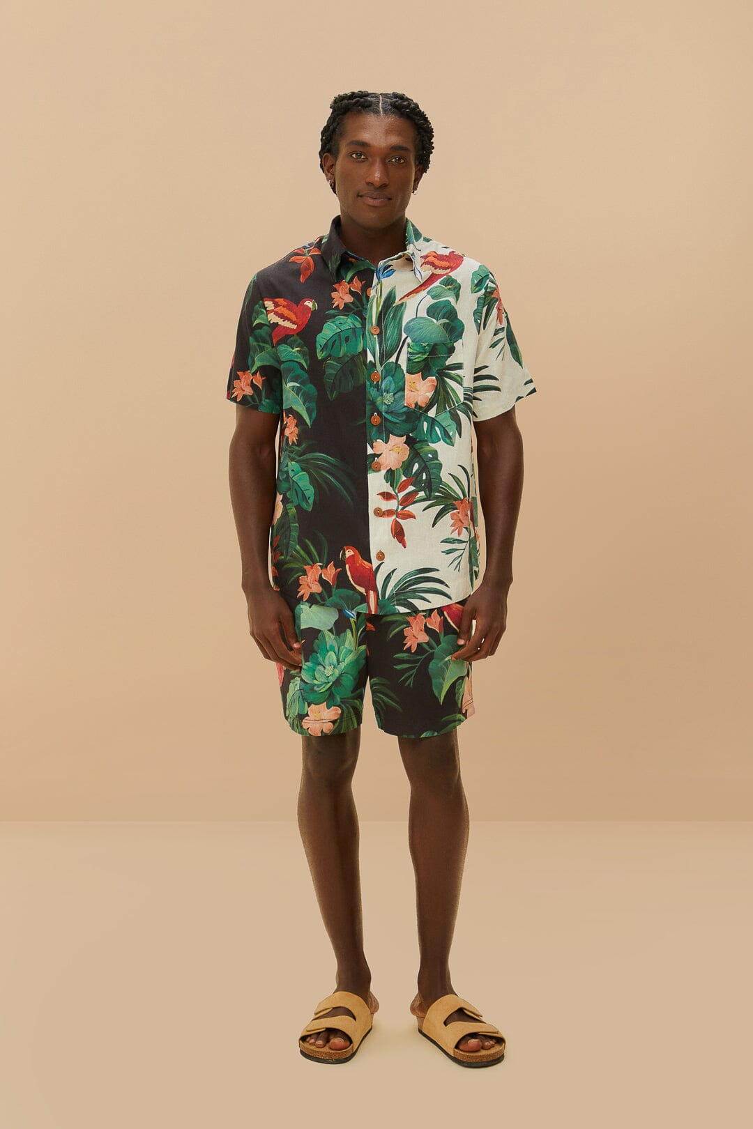 Mix ed Midnight Macaw Fiesta LENZING™ ECOVERO™ Euroflax™ Shirt