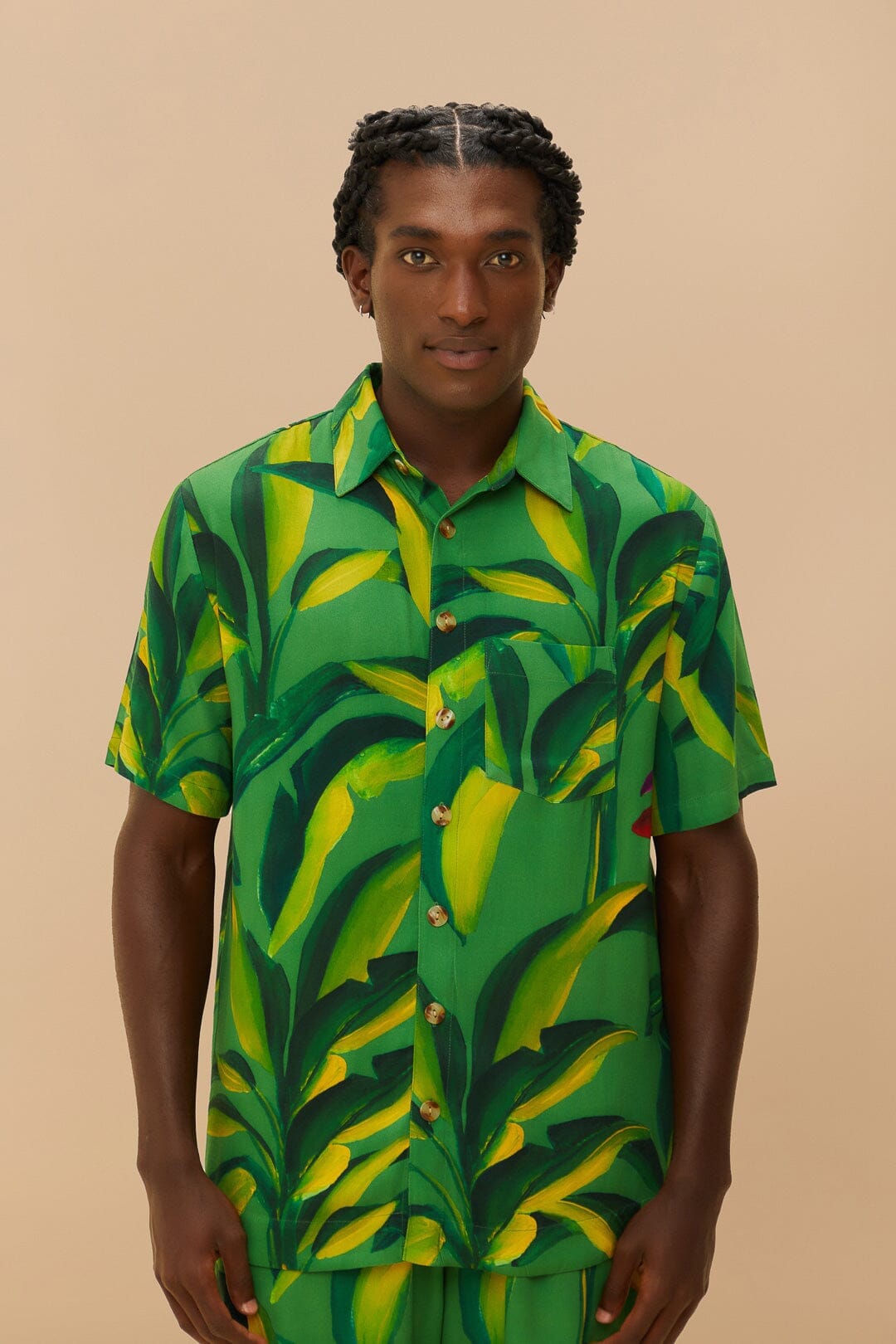 Green Banana Aquarela LENZING™ ECOVERO™ Viscose Shirt