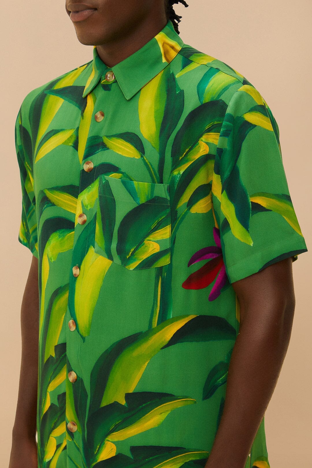 Green Banana Aquarela LENZING™ ECOVERO™ Viscose Shirt