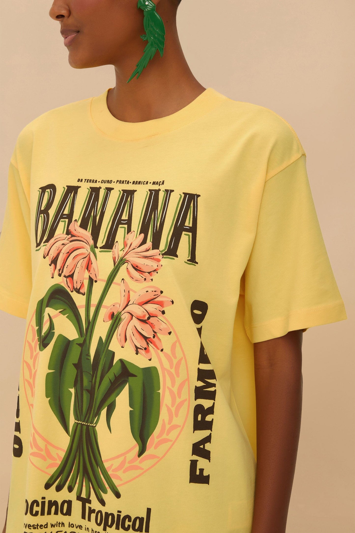 Yellow Banana Cocina Relaxed T-Shirt