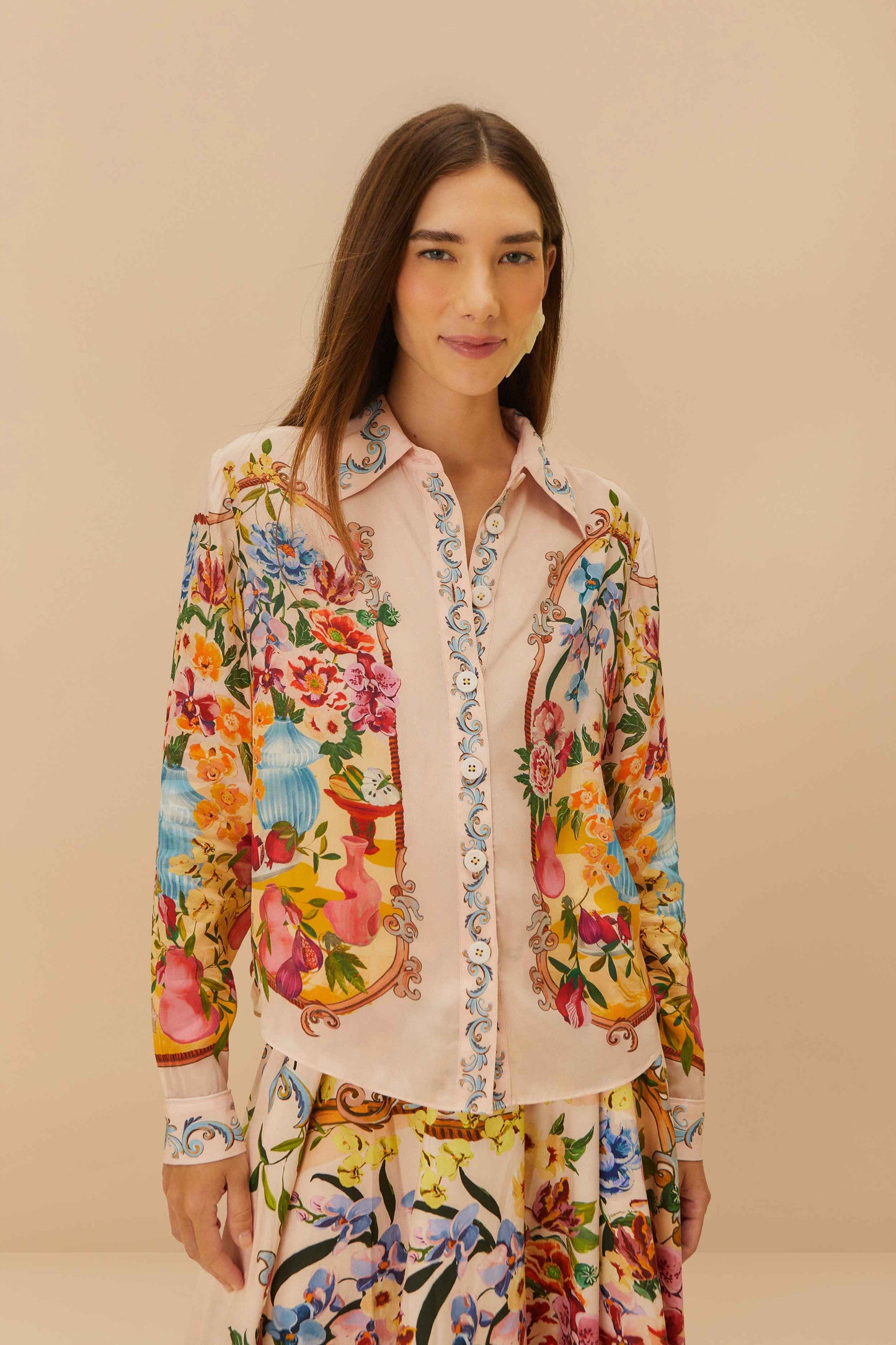 Pink Garden Terrace Shirt