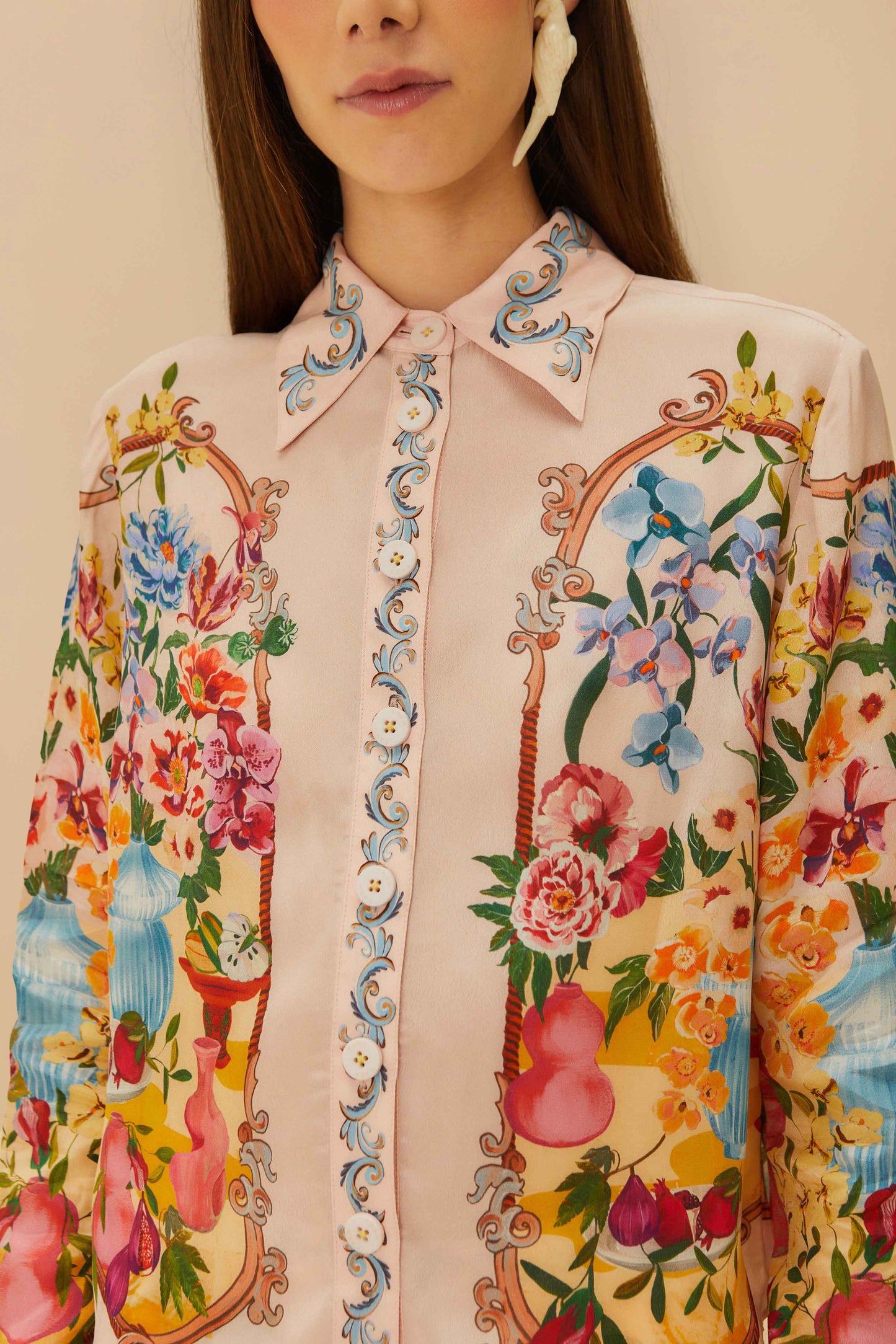 Pink Garden Terrace Shirt