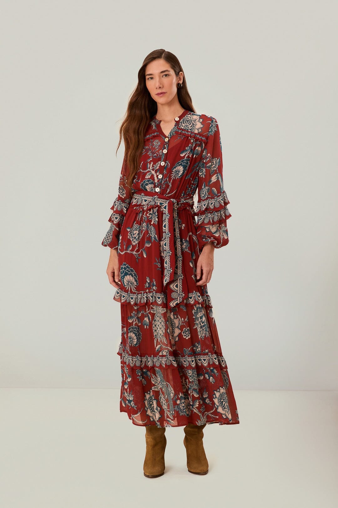 Tropical Landing Maxi Dress