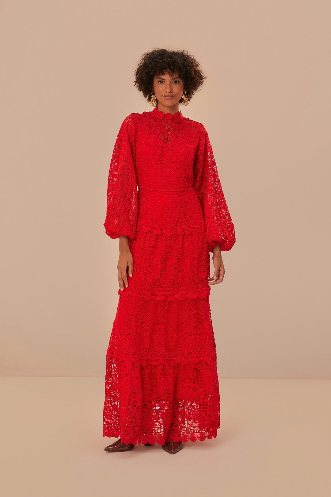 Red maxi dress uk online