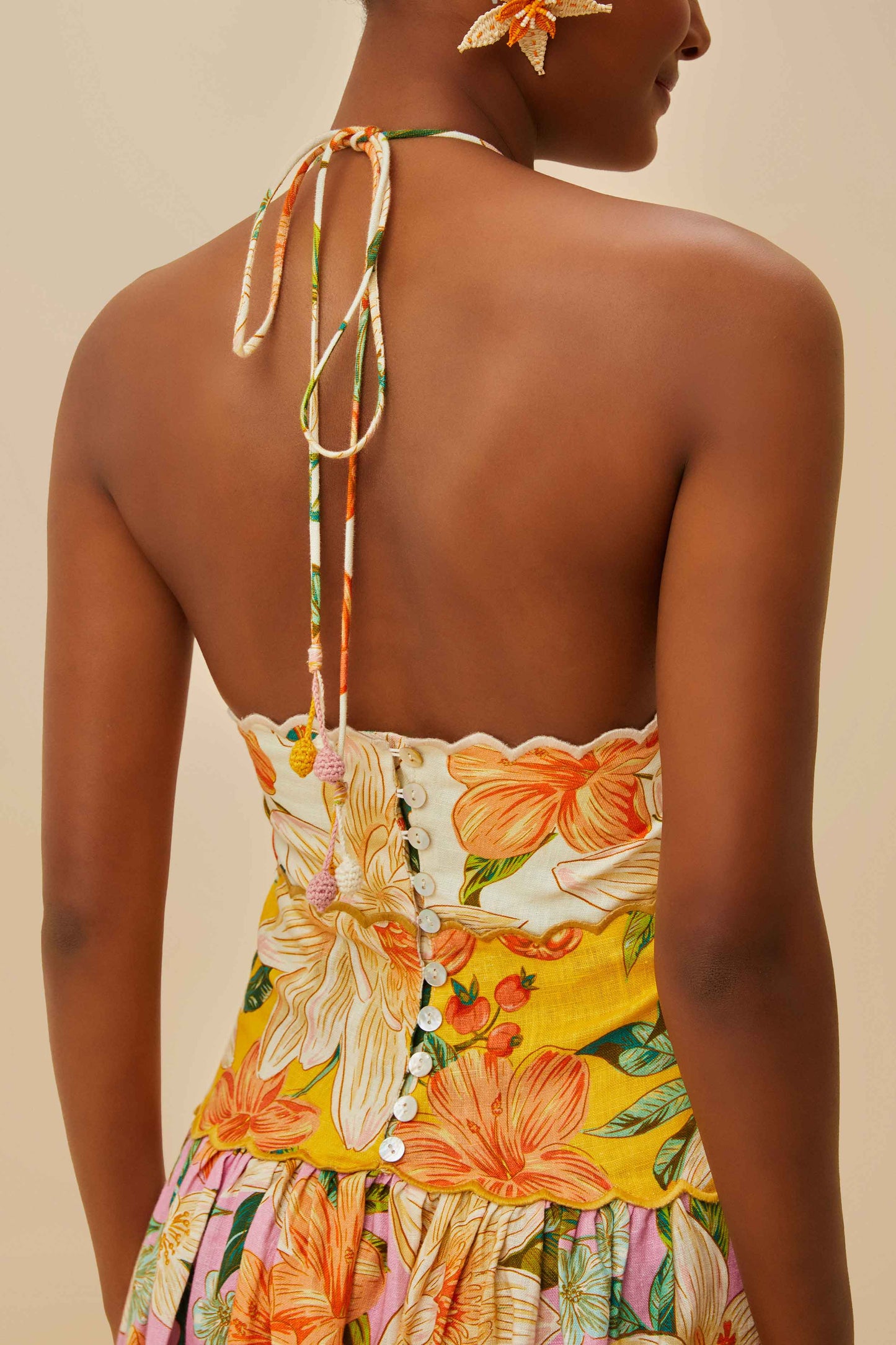 Guaragarden Sleeveless Midi Dress