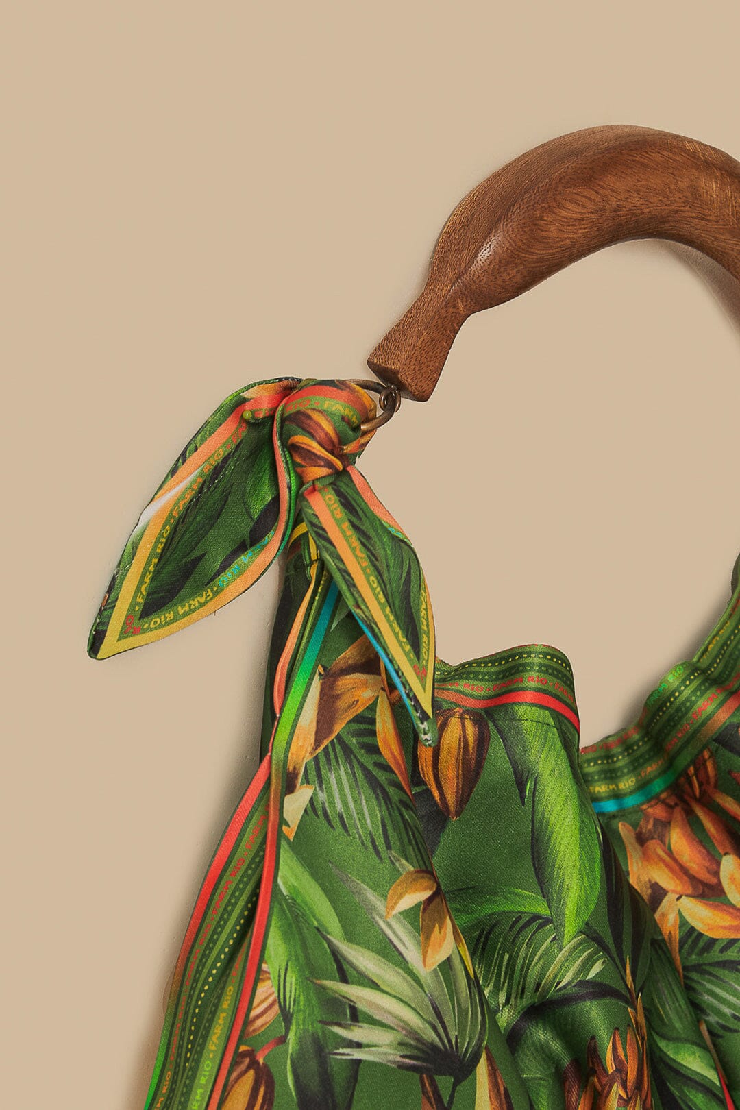 Green Bananart Scarf Mini Bag