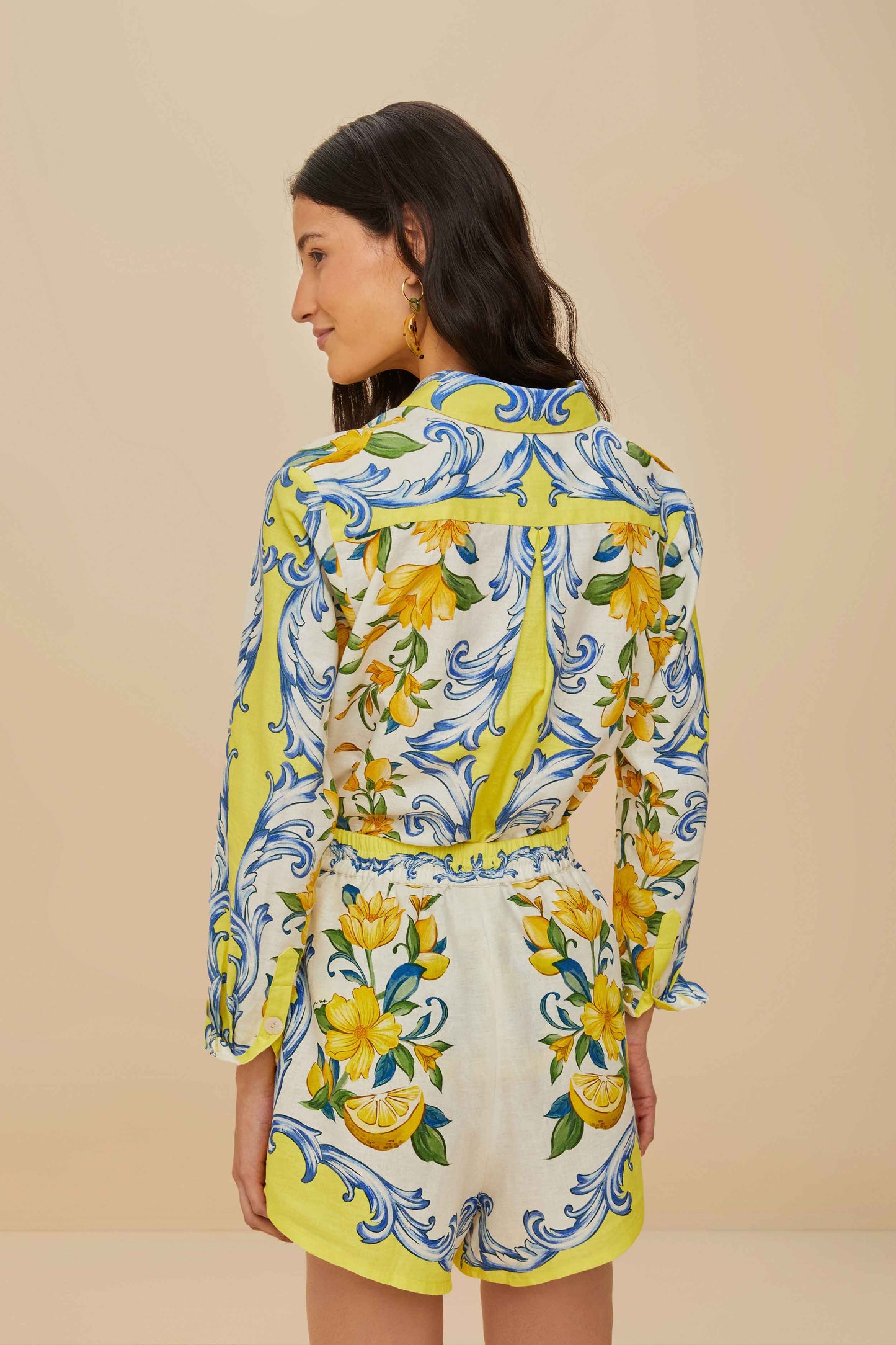 Off-White Sicily Scarf LENZING™ ECOVERO™ Euroflax™ Shorts