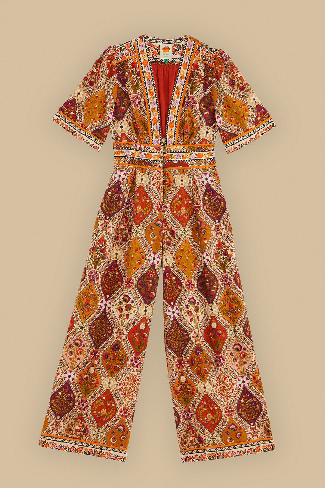 Multicolor Romantic Nature Jumpsuit