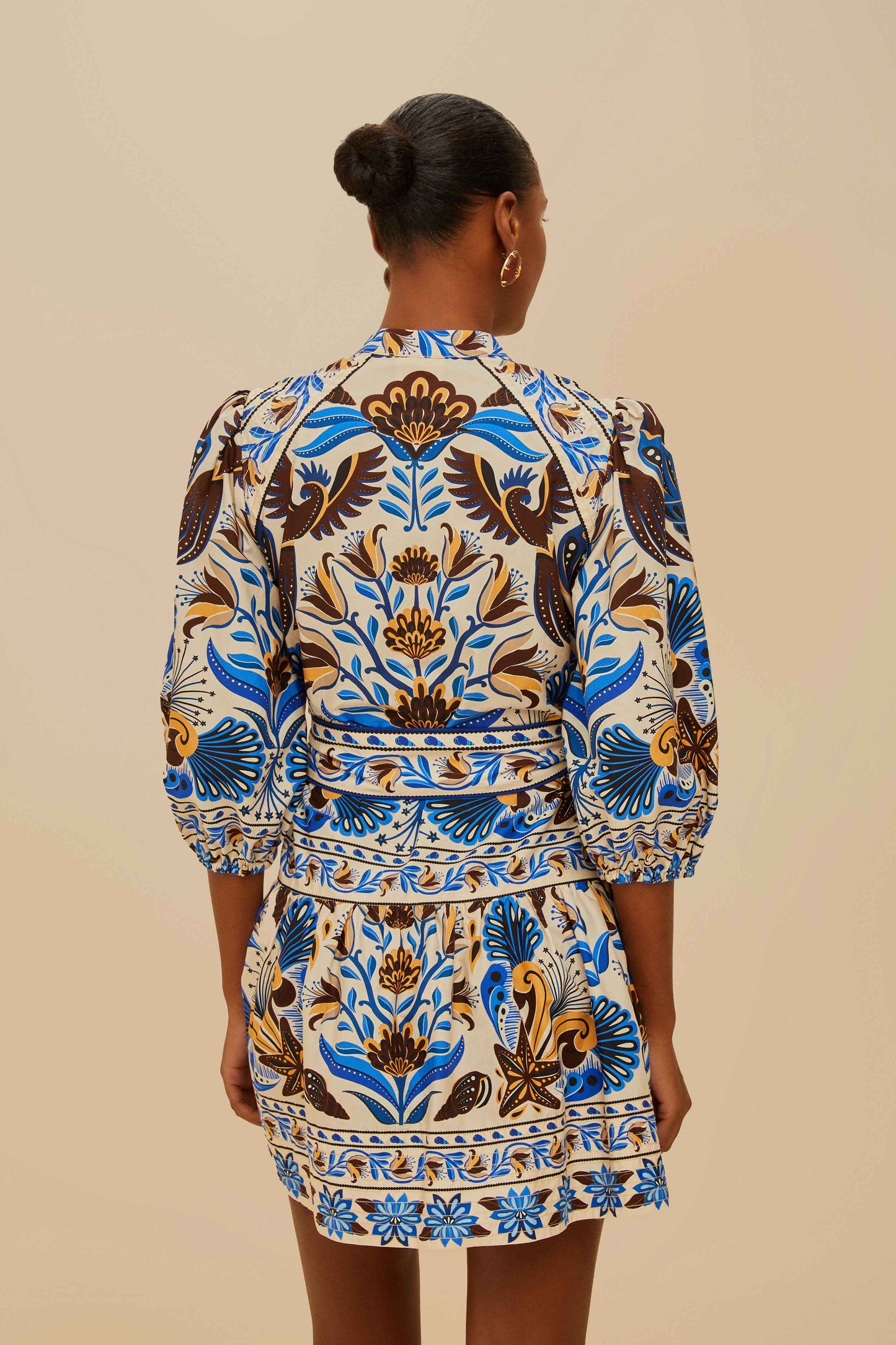 Sand Nature Land Organic Cotton Mini Dress