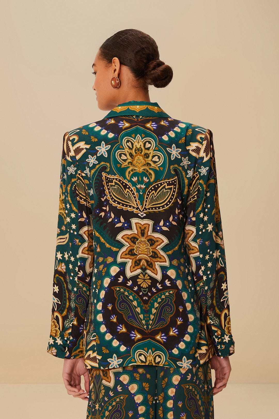 Black Jaipur LENZING™ ECOVERO™ Viscose Blazer