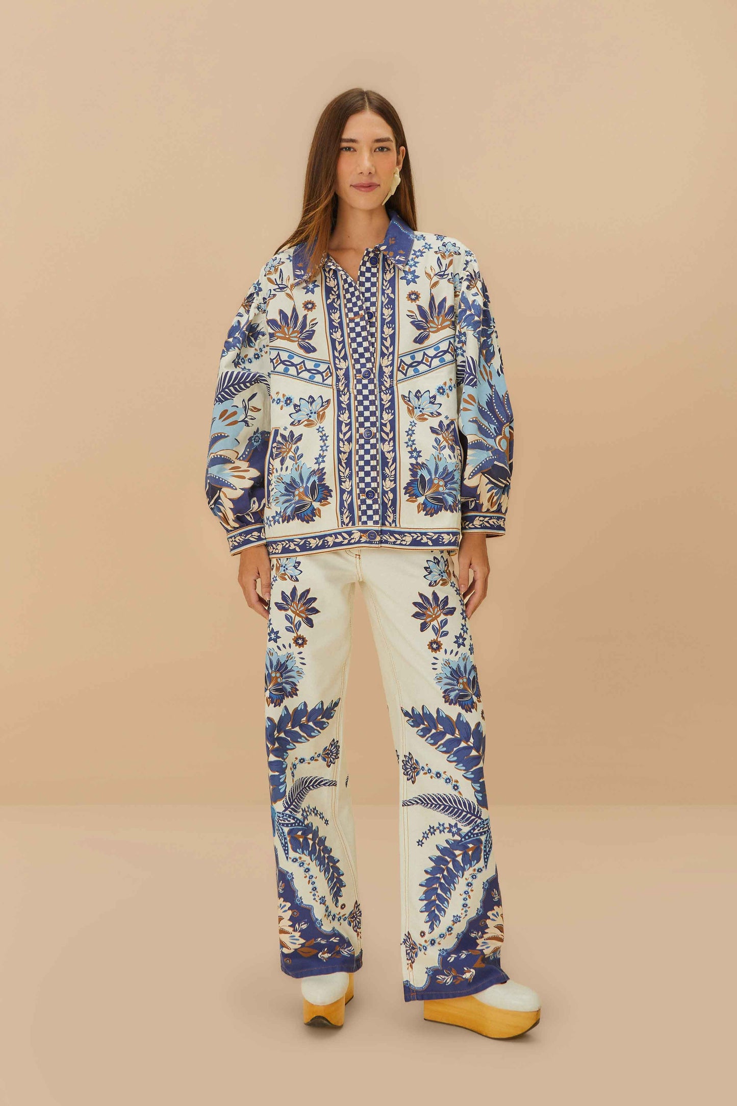 Off-White Ana Tapestry Tropical Jacket