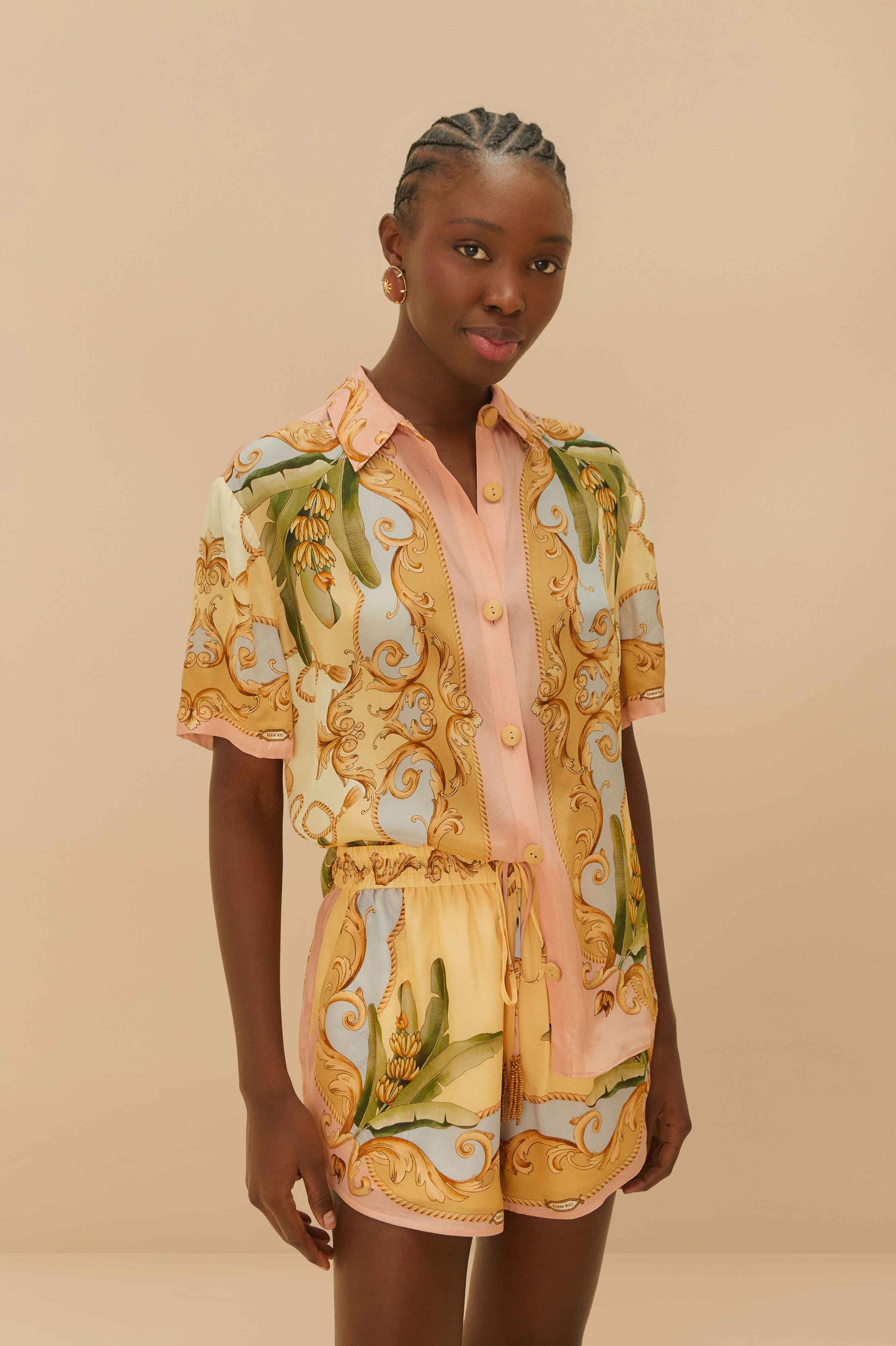 Banana Royalty Kalendoscope Multicolor Shorts