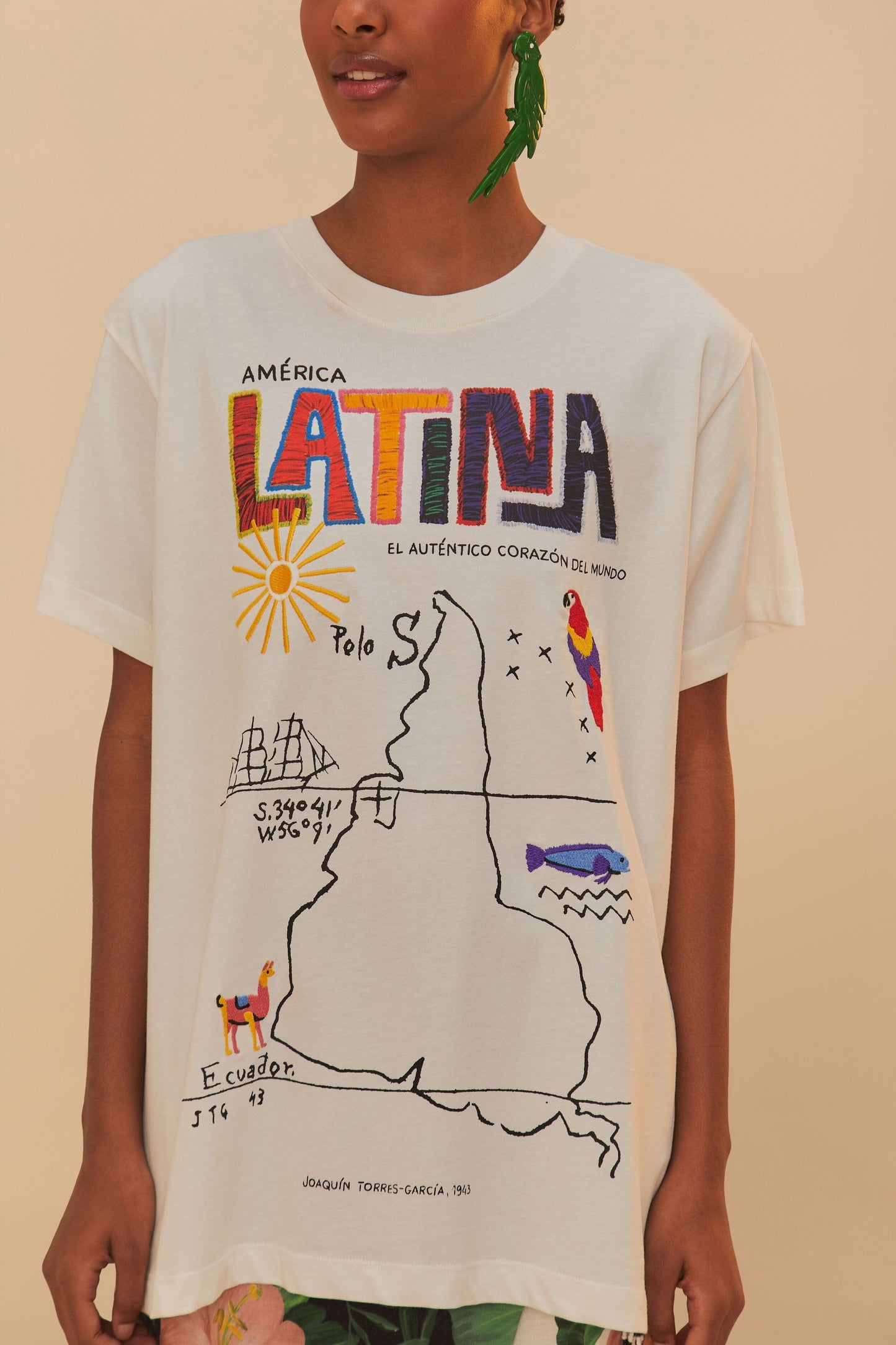 Off-White America Latina Relaxed T-Shirt