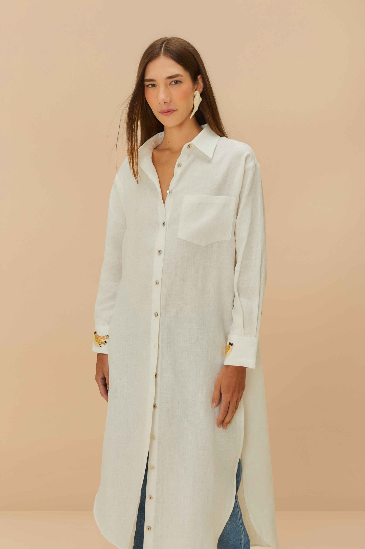 Off-White Euroflax™ Premium Linen Blouse