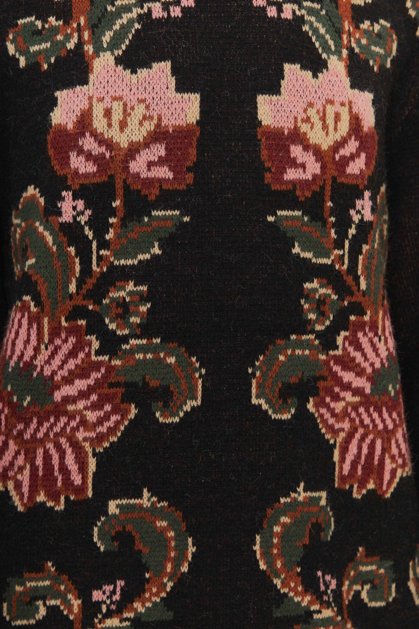 Black Ravenala Knit Mini Dress