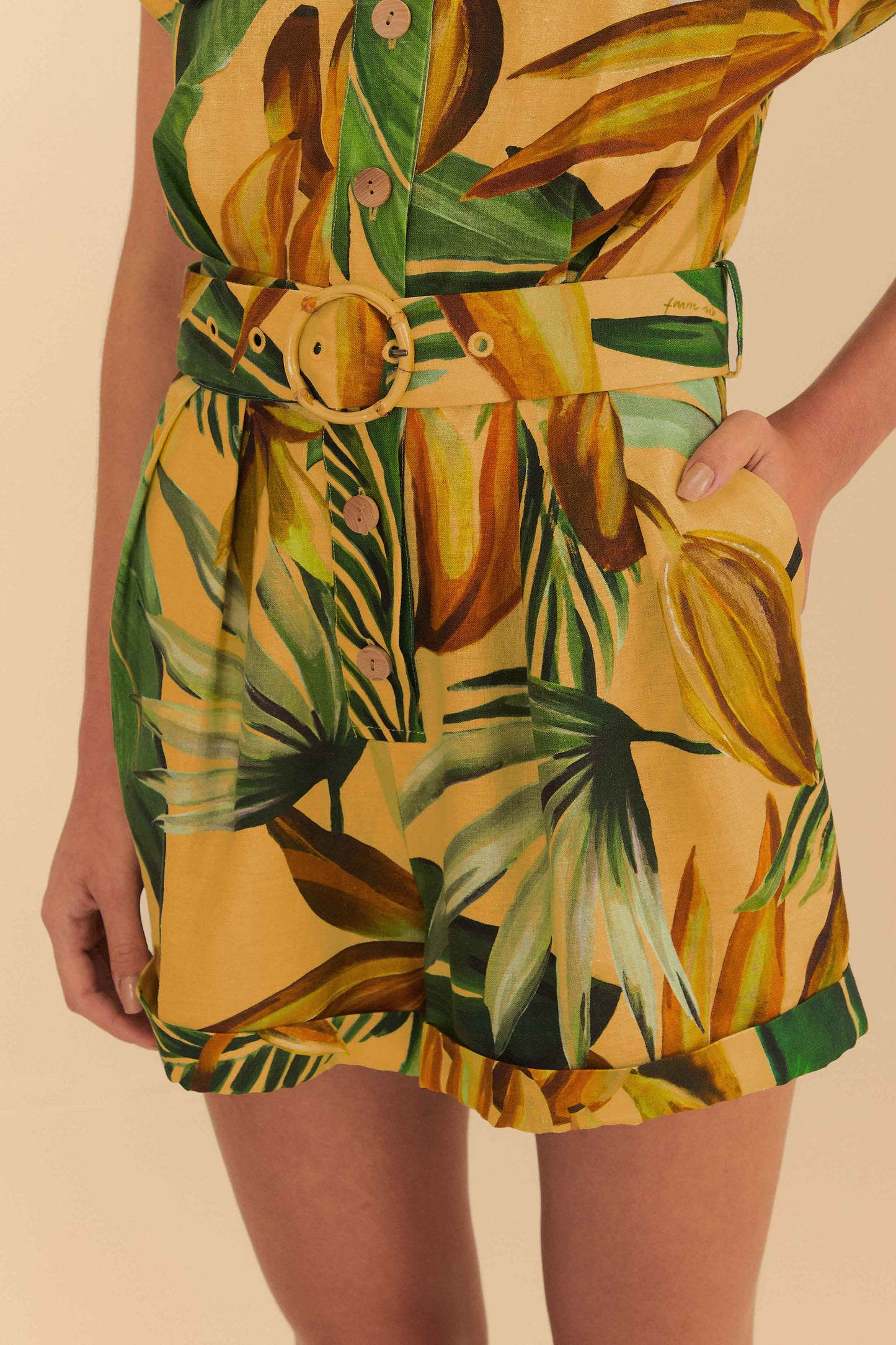 BANANART YELLOW ROMPER