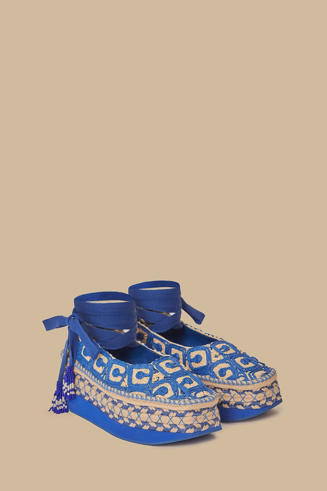 Klein Ballerina Espadrille Flatform Sandal