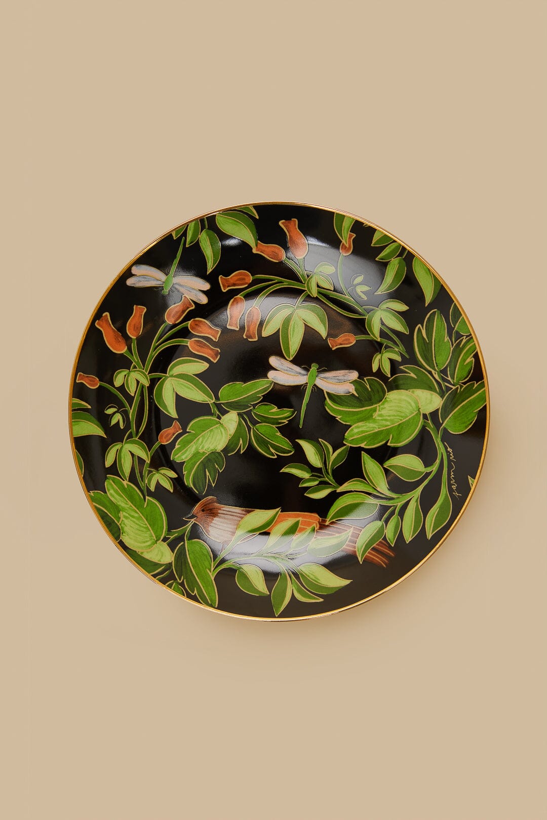 Romantic Bird Dessert Plate