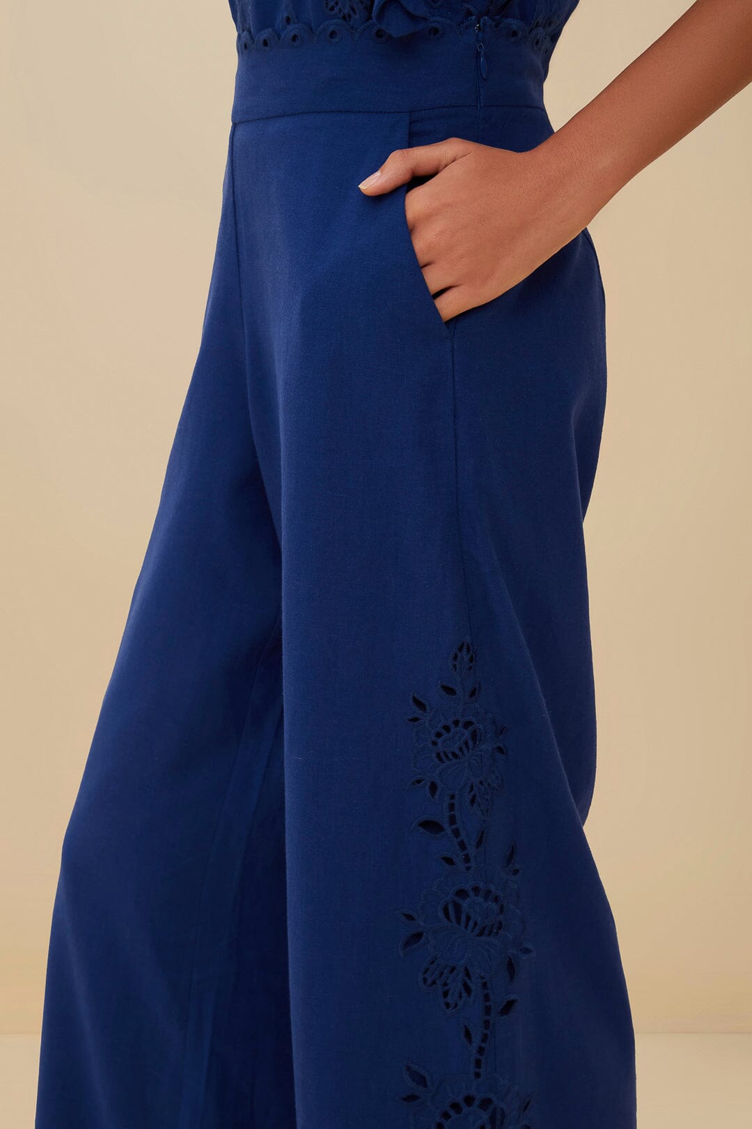 Blue Richelieu Pants