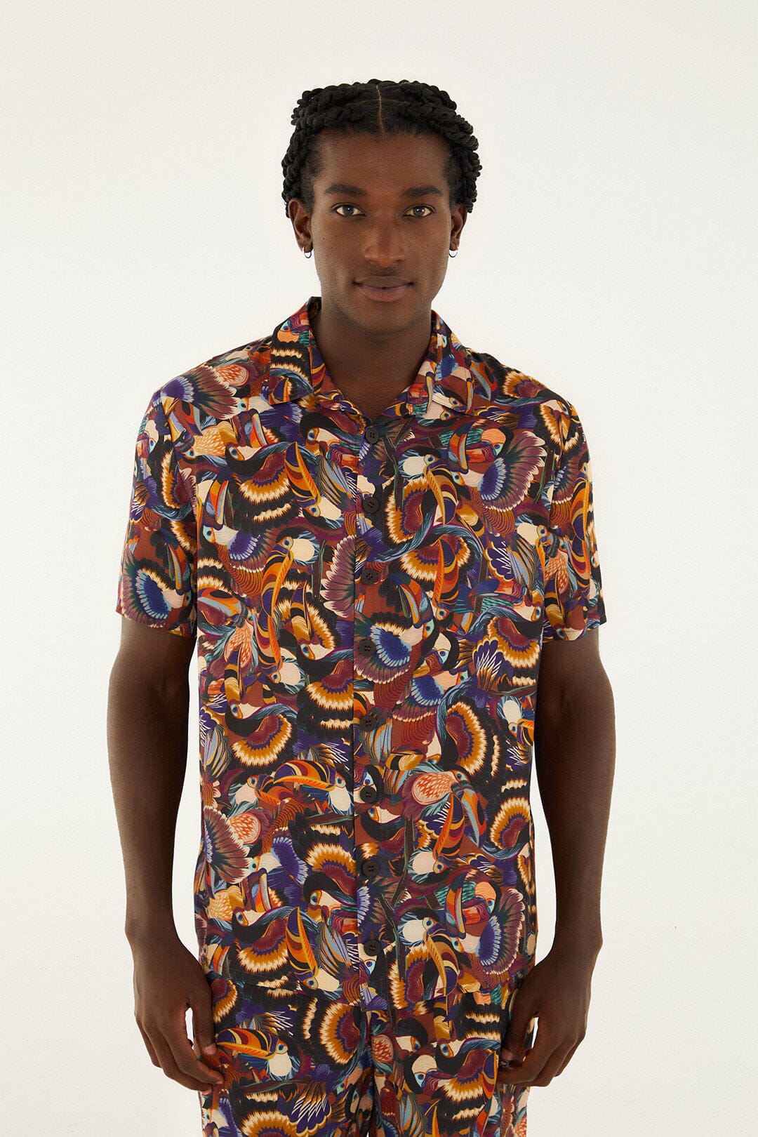 Multicolor Flying Toucans Lenzing� Ecovero� Shirt