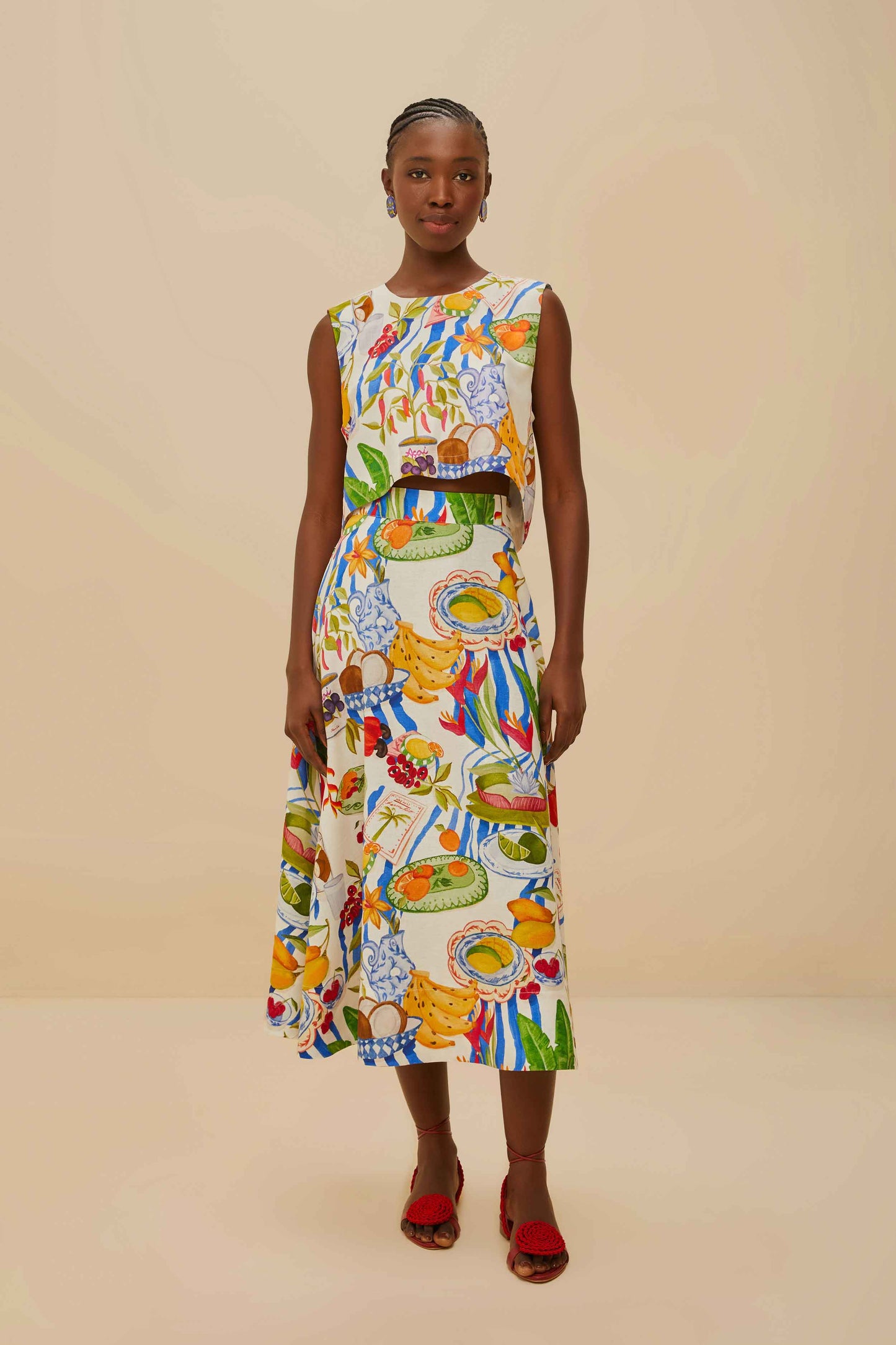 Off-White Fresh Table LENZING™ ECOVERO™ Euroflax™ Blouse