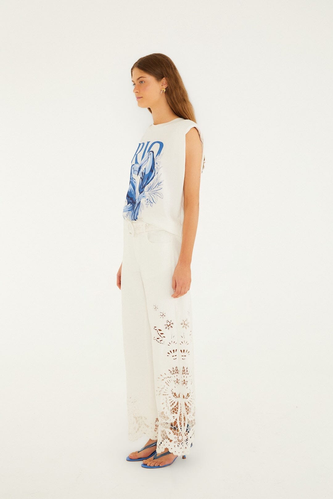 Off-White Boho Beauty Richelieu Pants