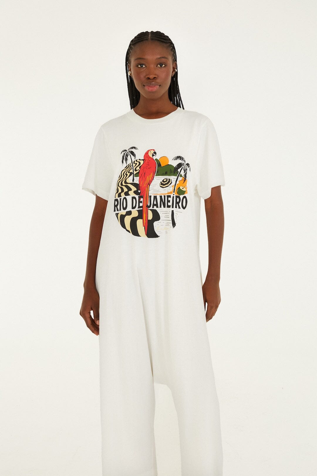 Off-White Rio De Janeiro Organic Cotton Jumpsuit