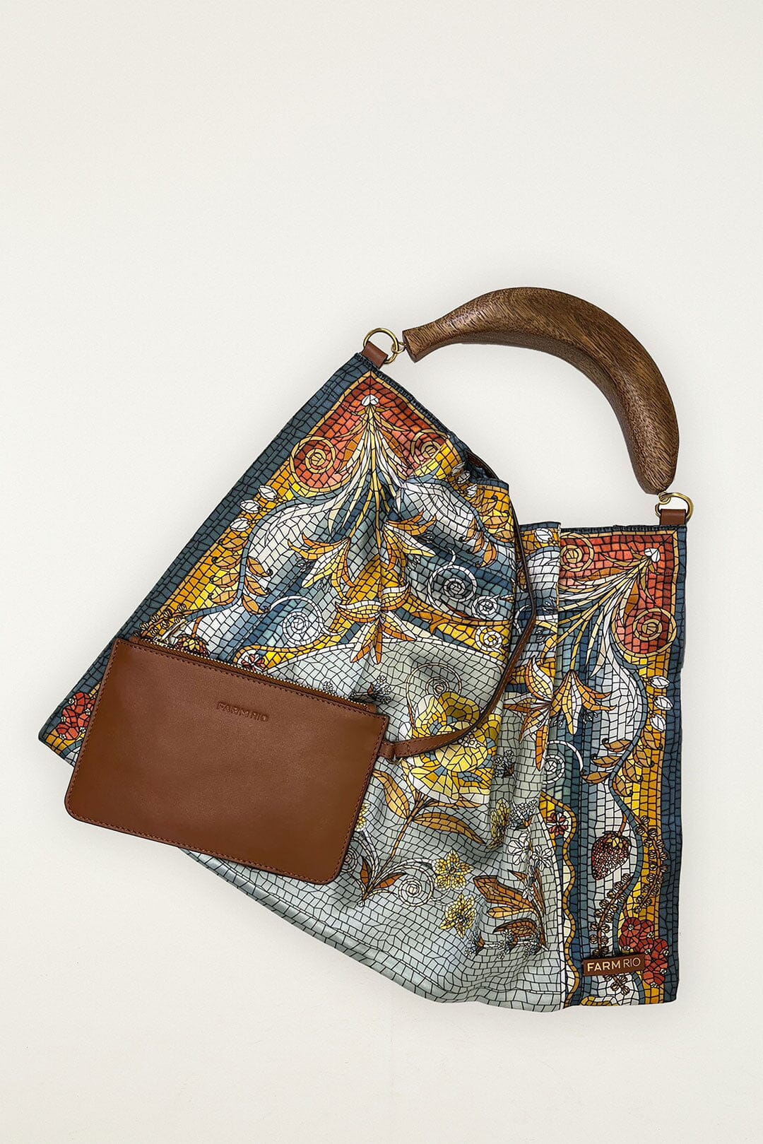 Multicolor Scarf Mini Bag