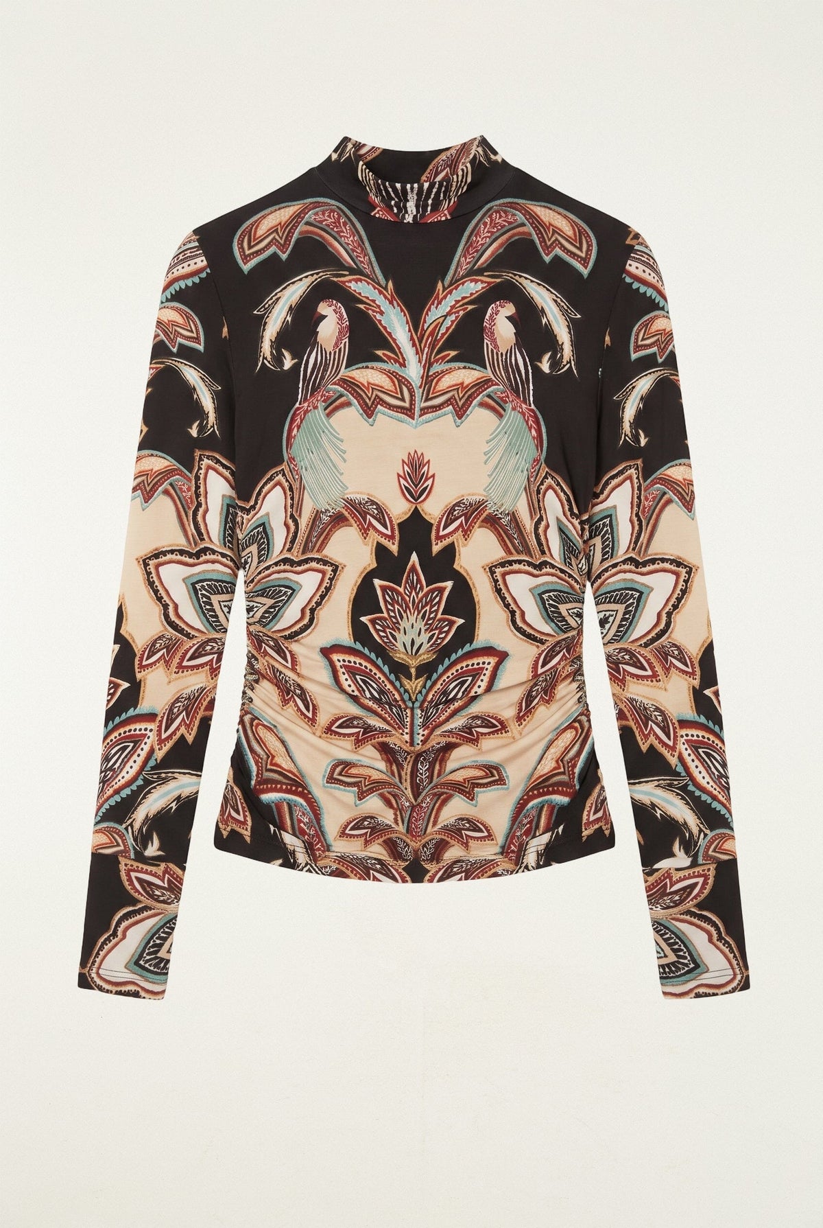 Tapestry Dream Long Sleeve Jersey Blouse