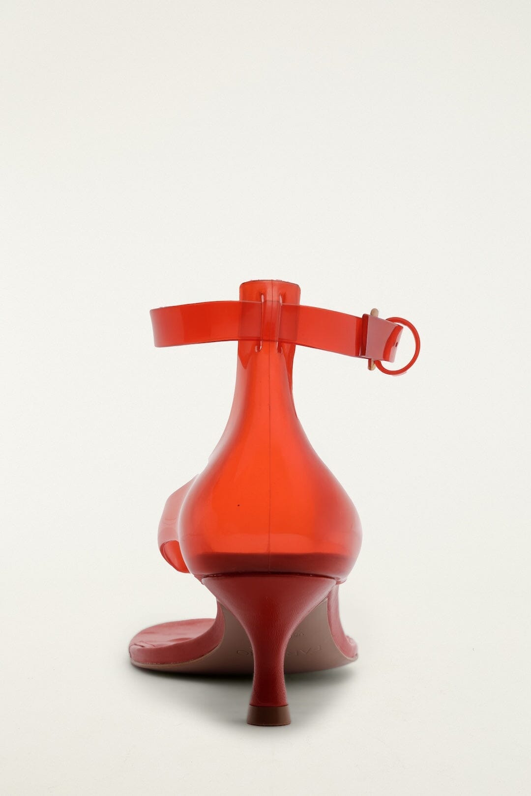 Red Jelly Heel Sandal