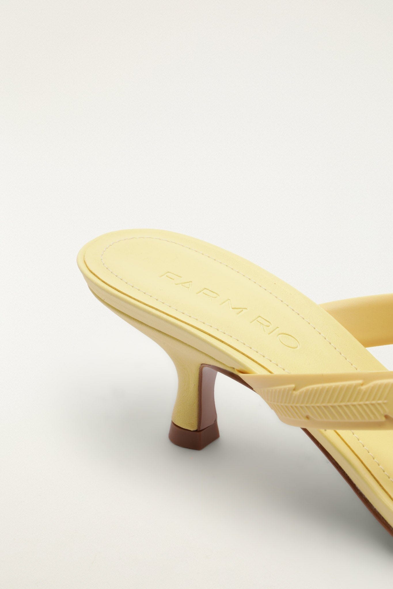 Yellow Rob Kitten Heeled Sandal